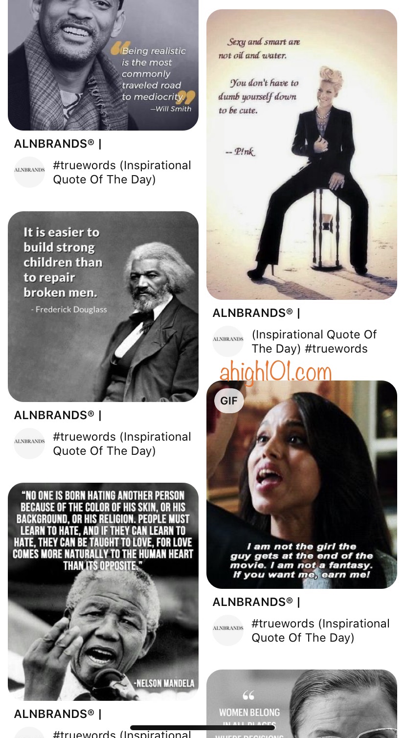 Inspirational/Motivational Visions Curation Boards