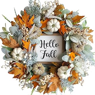 Thanksgiving Pumpkin Wreath