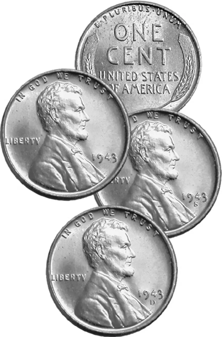 1943 Lincoln Steel Cent