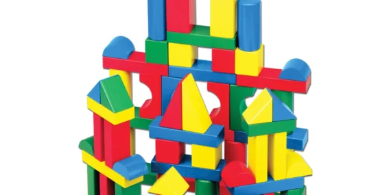 Melissa & Doug Wood Building Blocks