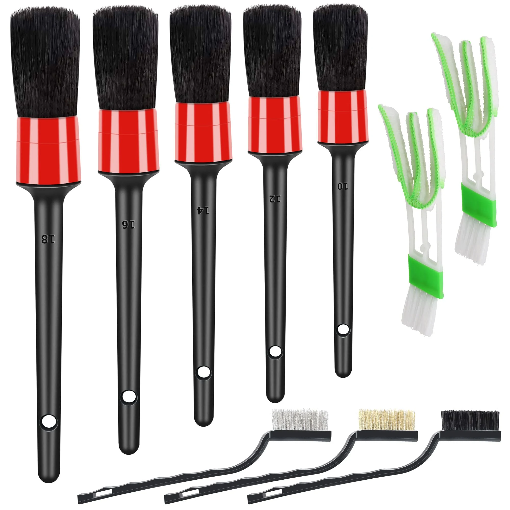 HMPLL Car Detailing Brushes Kit