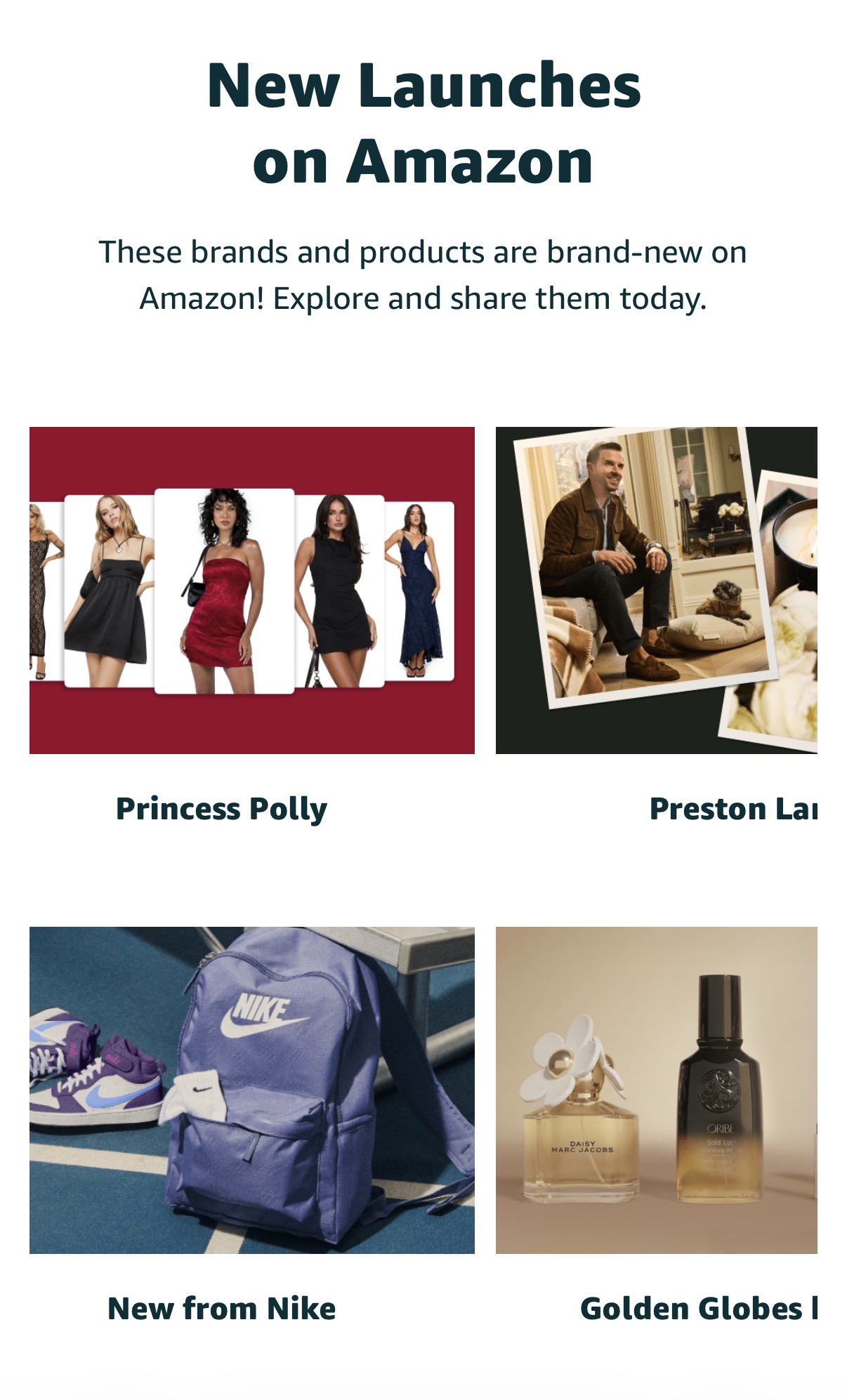 New Launches on Amazon