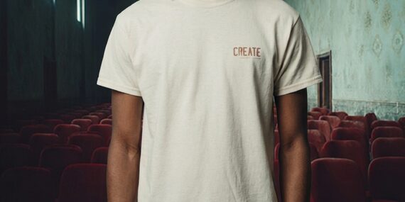 CREATE Logo T-shirt by: alnbrands (copper)