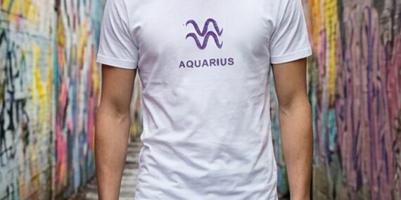 Zodiac (AQUARIUS) Tee By: alnbrands