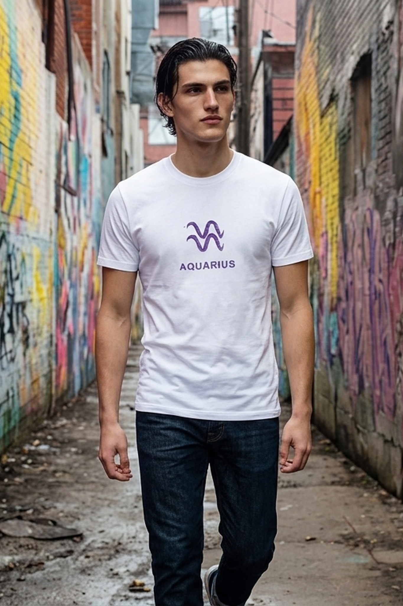 Zodiac (AQUARIUS) Tee By: alnbrands