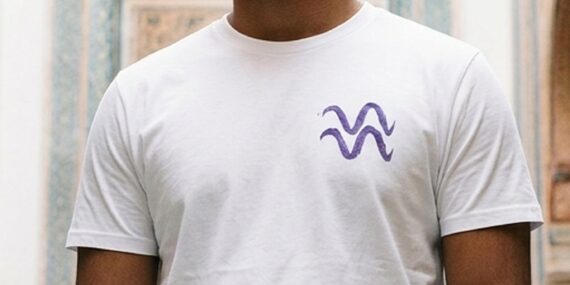 Zodiac Sign (AQUARIUS) Tee By: alnbrands