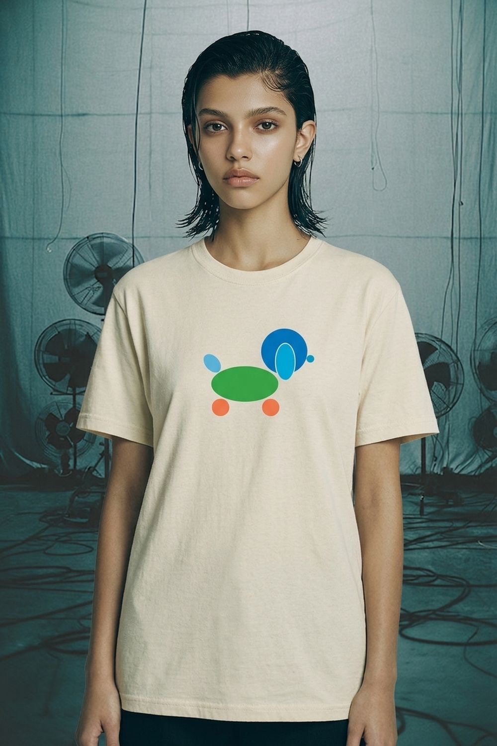 Young Pup T-Shirt -Natural