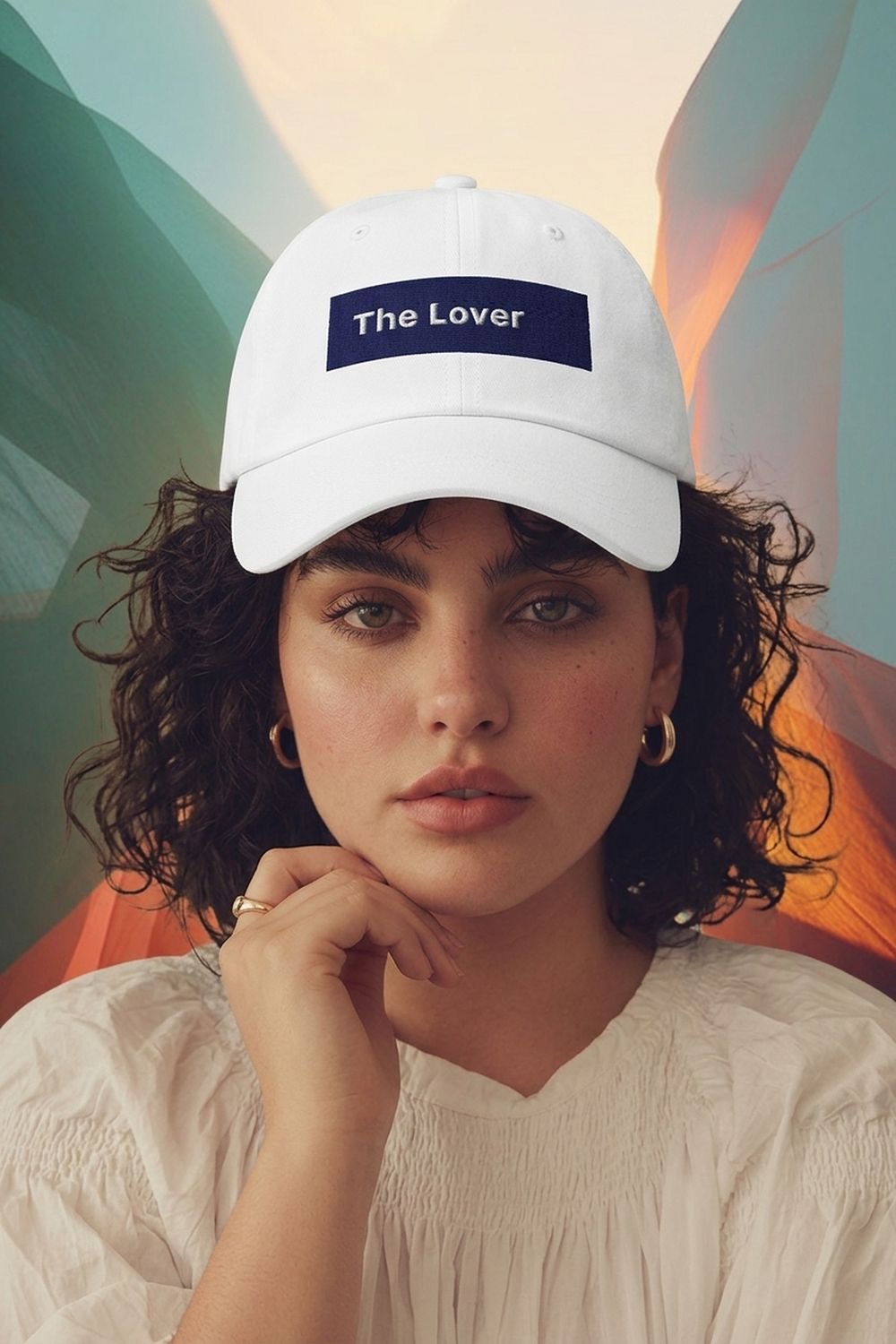 Archetype Collection The Lover- Dad Hat -White
